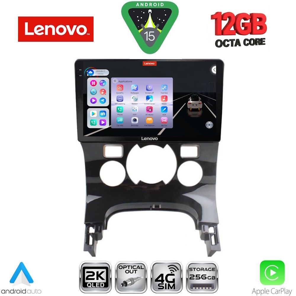 LENOVO SSZ 12515_CPA CLIMA (9inc) MULTIMEDIA TABLET for PEUGEOT 3008 mod. 2008-2016 - LENOVO SSZ 12515_CPA CL