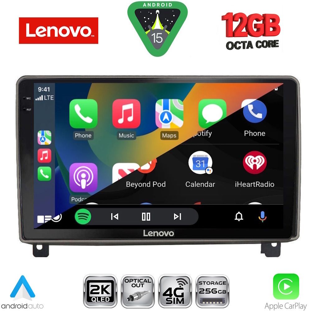 LENOVO SSZ 12517_CPA (9inc) MULTIMEDIA TABLET for PEUGEOT 407 mod. 2004-2011 - LENOVO SSZ 12517_CPA