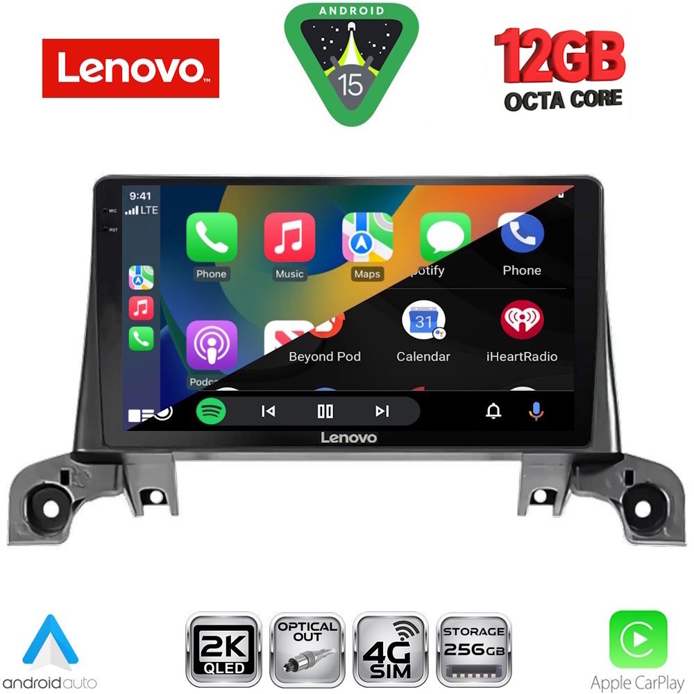 LENOVO SSZ 12519_CPA (9inc) MULTIMEDIA TABLET for PEUGEOT 3008 - 5008 mod. 2016-2024 - LENOVO SSZ 12519_CPA