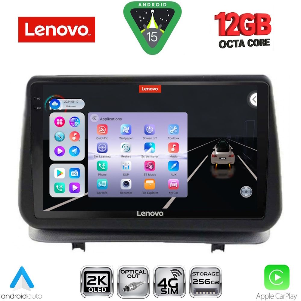 LENOVO SSZ 12543_CPA (9inc) MULTIMEDIA TABLET for RENAULT CLIO mod. 2005-2011 - LENOVO SSZ 12543_CPA