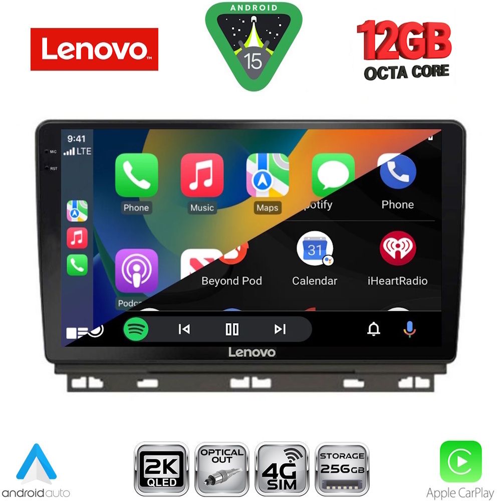 LENOVO SSZ 12546_CPA (9inc) MULTIMEDIA TABLET for RENAULT CLIO - CAPTUR  mod. 2019-2026 - LENOVO SSZ 12546_CPA