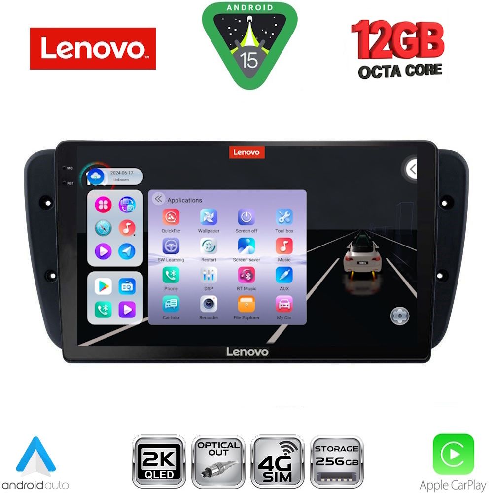 LENOVO SSZ 12571_CPA (9inc) MULTIMEDIA TABLET for SEAT IBIZA mod. 2008-2015 - LENOVO SSZ 12571_CPA