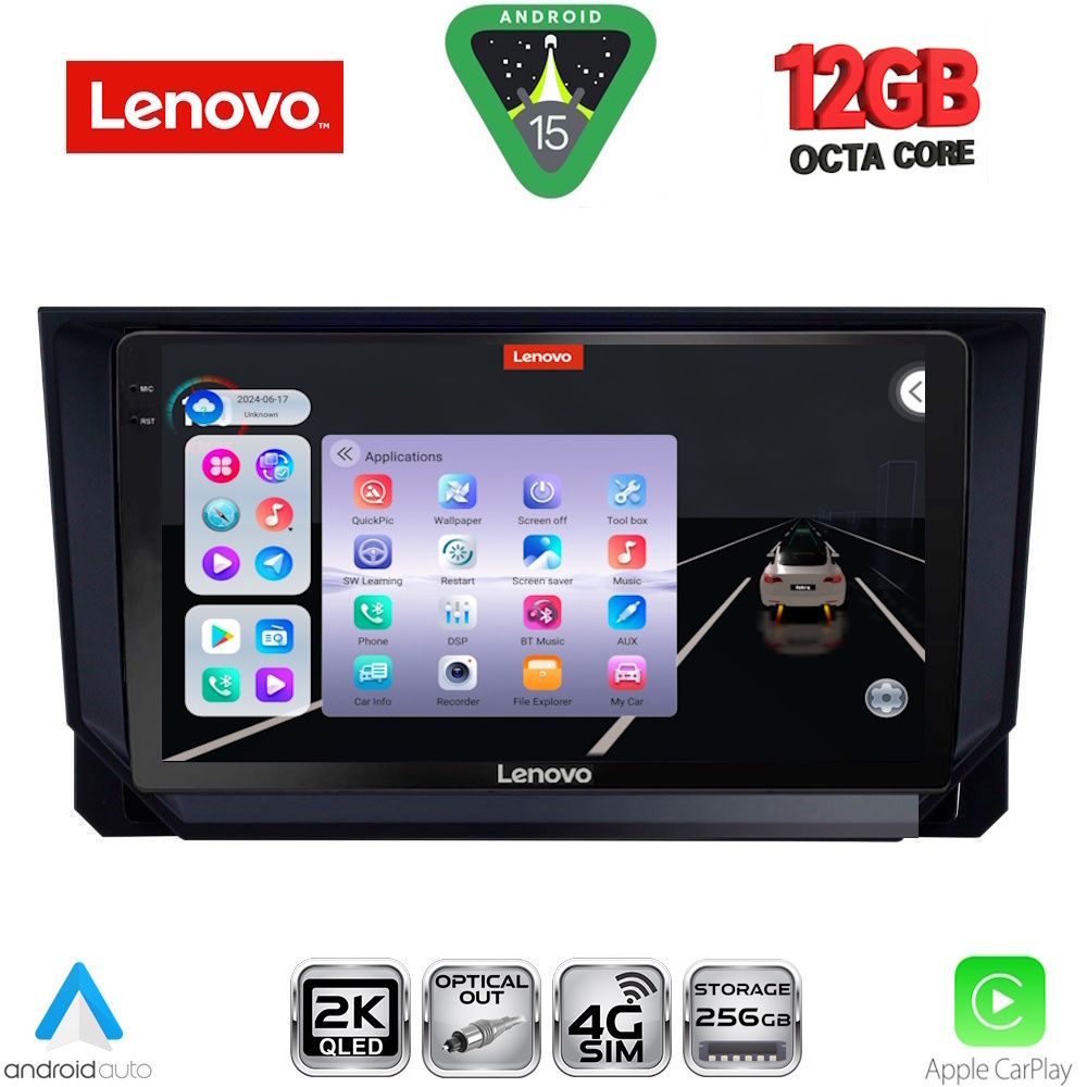 LENOVO SSZ 12573_CPA (9inc) MULTIMEDIA TABLET for SEAT ARONA - IBIZA mod. 2018-2026