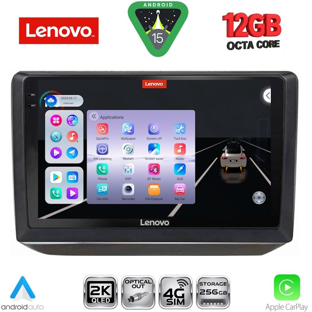 LENOVO SSZ 12581_CPA (10inc) MULTIMEDIA TABLET for SKODA FABIA mod. 2008-2014 - LENOVO SSZ 12581_CPA