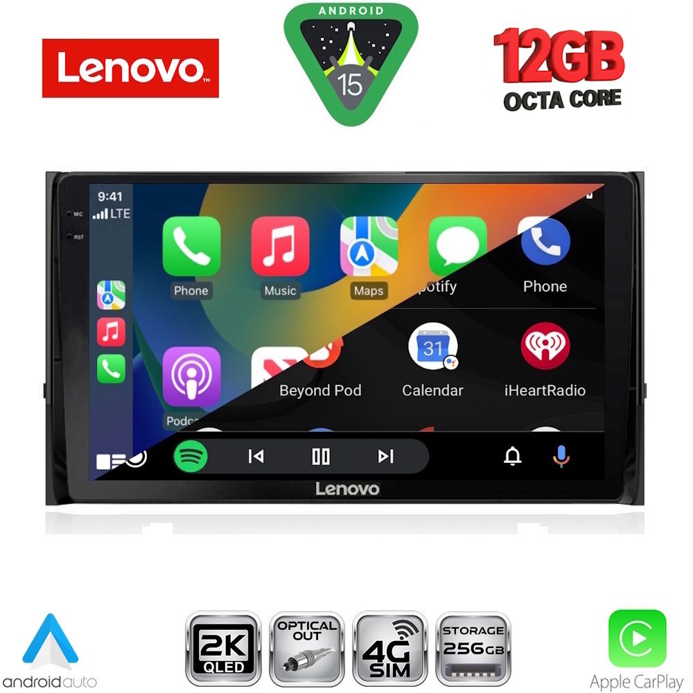 LENOVO SSZ 12584_CPA (10inc) MULTIMEDIA TABLET for SKODA KAROQ - KODIAQ mod. 2016-2024 - LENOVO SSZ 12584_CPA