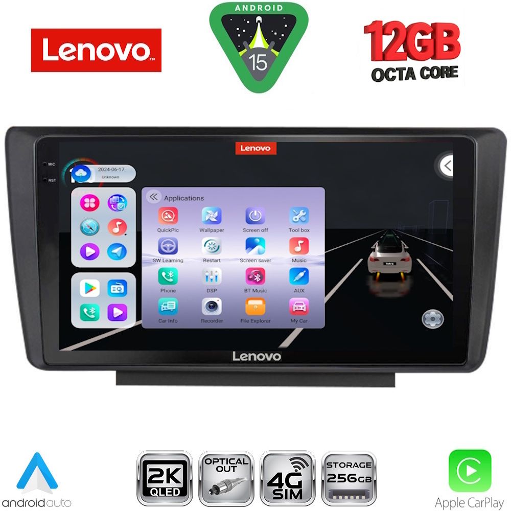 LENOVO SSZ 12594_CPA (9inc) MULTIMEDIA TABLET for SKODA OCTAVIA 5 mod. 2005-2012 - LENOVO SSZ 12594_CPA