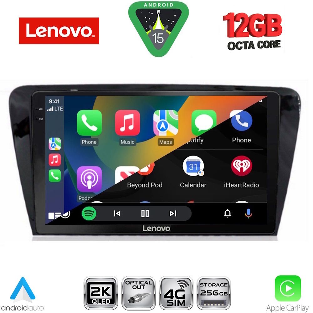 LENOVO SSZ 12597_CPA (10inc) MULTIMEDIA TABLET for SKODA OCTAVIA 7 mod. 2013-2021 - LENOVO SSZ 12597_CPA