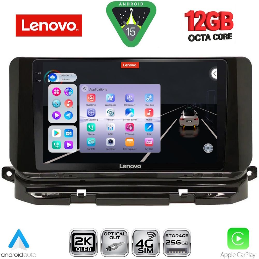 LENOVO SSZ 12598_CPA (10inc) MULTIMEDIA TABLET for SKODA OCTAVIA 8 mod. 2021-2026 - LENOVO SSZ 12598_CPA