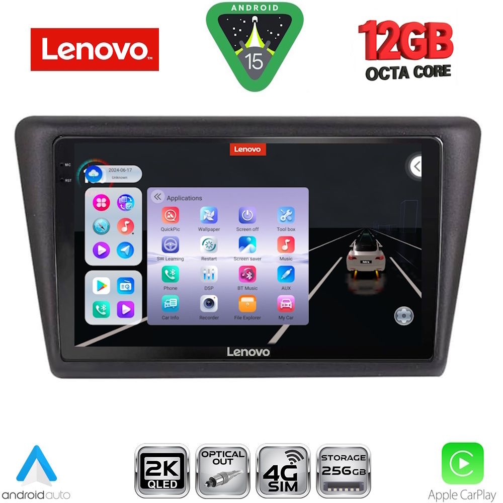 LENOVO SSZ 12600_CPA (9inc) MULTIMEDIA TABLET for SKODA RAPID SPACEBACK mod. 2014-2019 - LENOVO SSZ 12600_CPA