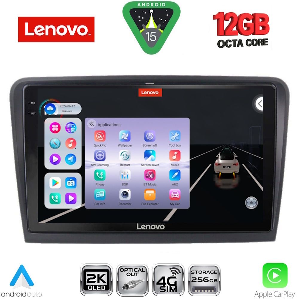 LENOVO SSZ 12604B_CPA (10inc) MULTIMEDIA TABLET for SKODA SUPERB mod. 2008-2015 - LENOVO SSZ 12604_CPA