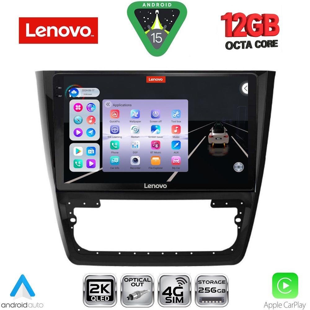 LENOVO SSZ 12610_CPA (10inc) MULTIMEDIA TABLET for SKODA YETI mod. 2014-2018