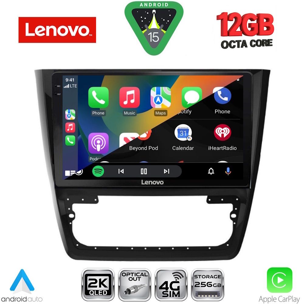 LENOVO SSZ 12610_CPA (10inc) MULTIMEDIA TABLET for SKODA YETI mod. 2014-2018