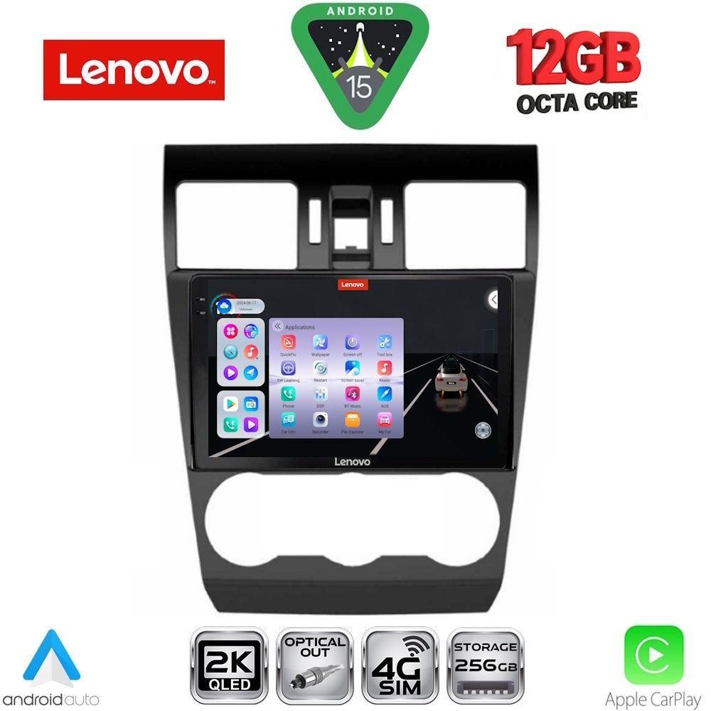 LENOVO SSZ 12663_CPA (9inc) MULTIMEDIA TABLET for SUBARU FORESTER - IMPREZA - XV mod. 2013-2019 - LENOVO SSZ 12663_CPA