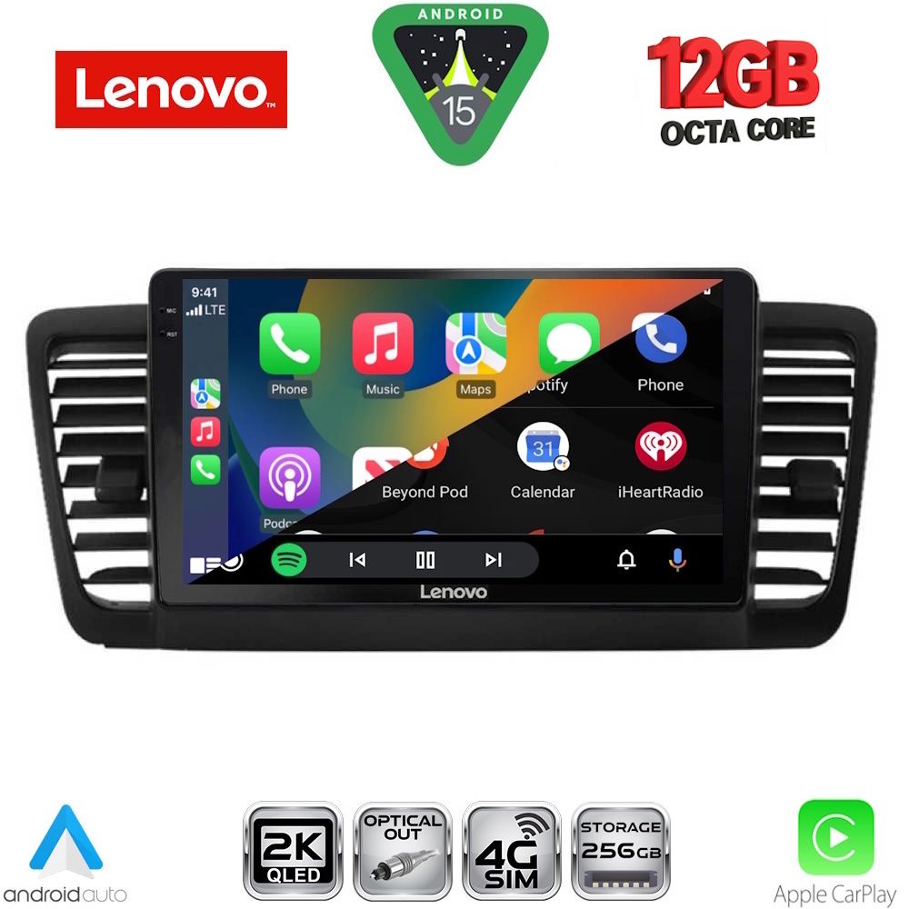 LENOVO SSZ 12665_CPA (9inc) MULTIMEDIA TABLET for SUBARU LEGACY - OUTBACK mod. 2002-2008 - LENOVO SSZ 12665_CPA