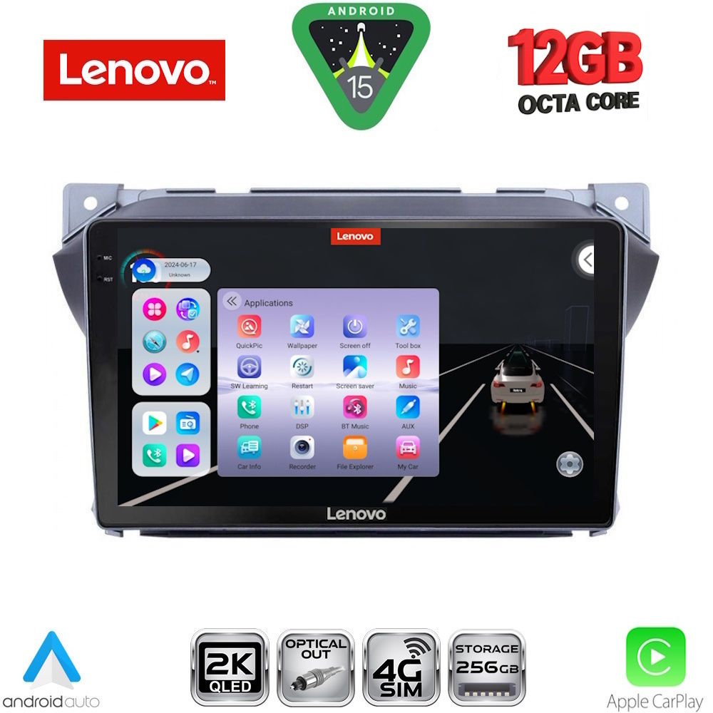 LENOVO SSZ 12670_CPA (9inc) MULTIMEDIA TABLET for SUZUKI ALTO - NISSAN PIXO mod. 2009-2014