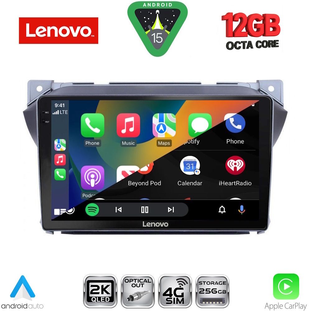 LENOVO SSZ 12670_CPA (9inc) MULTIMEDIA TABLET for SUZUKI ALTO - NISSAN PIXO mod. 2009-2014