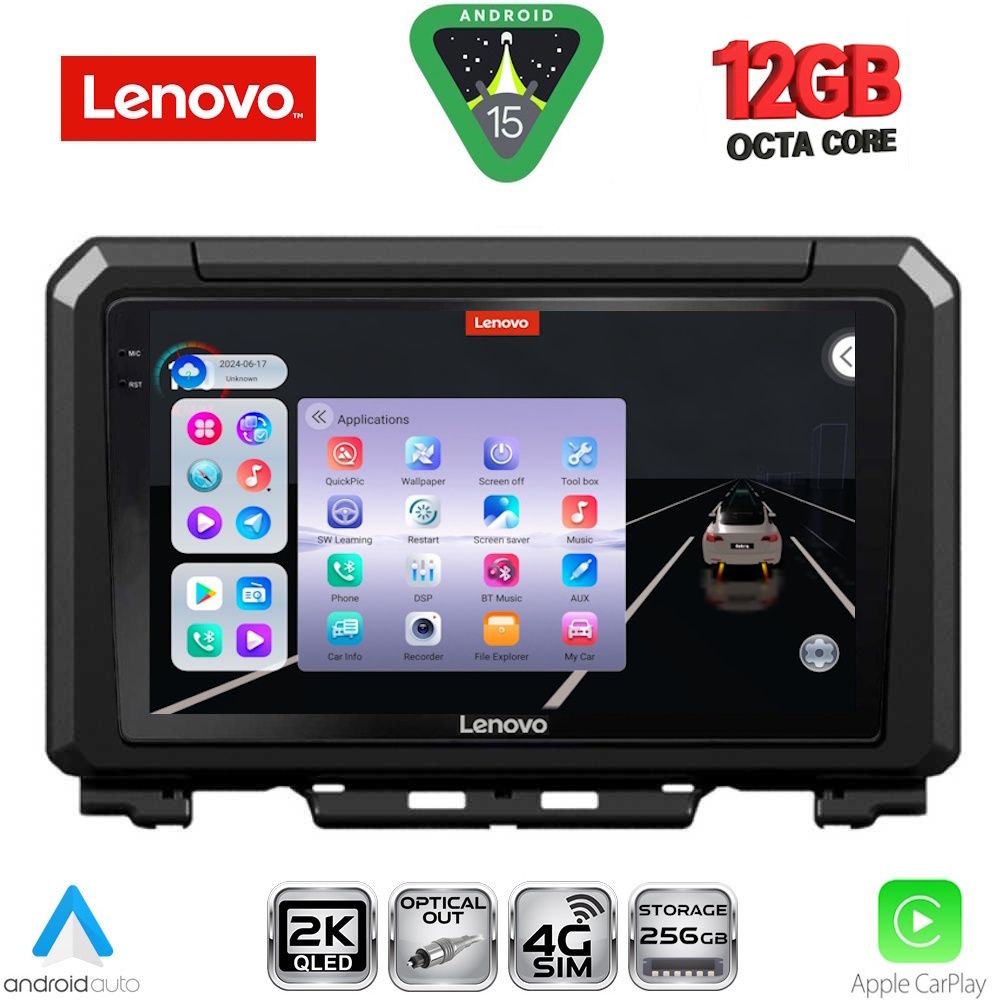 LENOVO SSZ 12679_CPA (9inc) MULTIMEDIA TABLET for SUZUKI JIMNY mod. 2017-2026 - LENOVO SSZ 12679_CPA