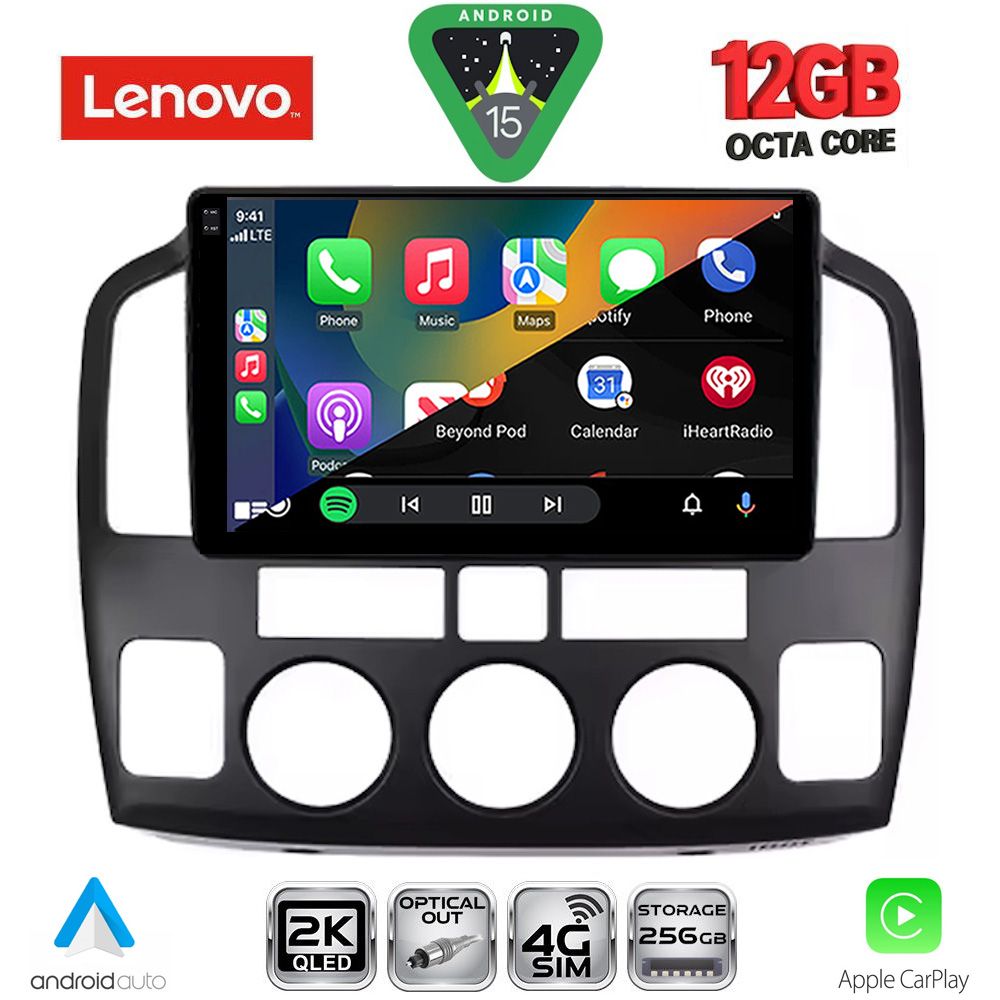 Οθόνη Suzuki Grand Vitara 1998 – 2004 με CarPlay, Android Auto, GPS, Bluetooth – LENOVO SSZ 12694_CPA (9inc)