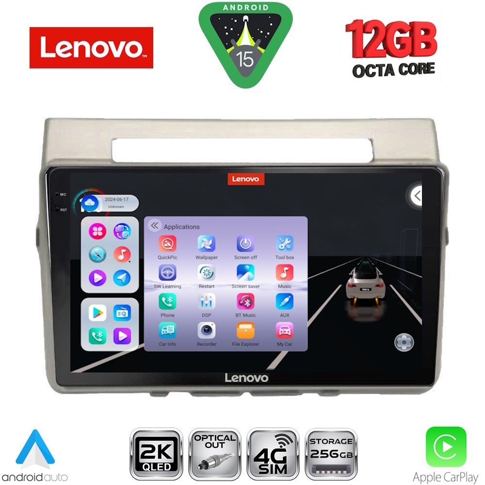 LENOVO SSZ 12711B_CPA (9inc) MULTIMEDIA TABLET for TOYOTA COROLLA VERSO mod. 2004-2009