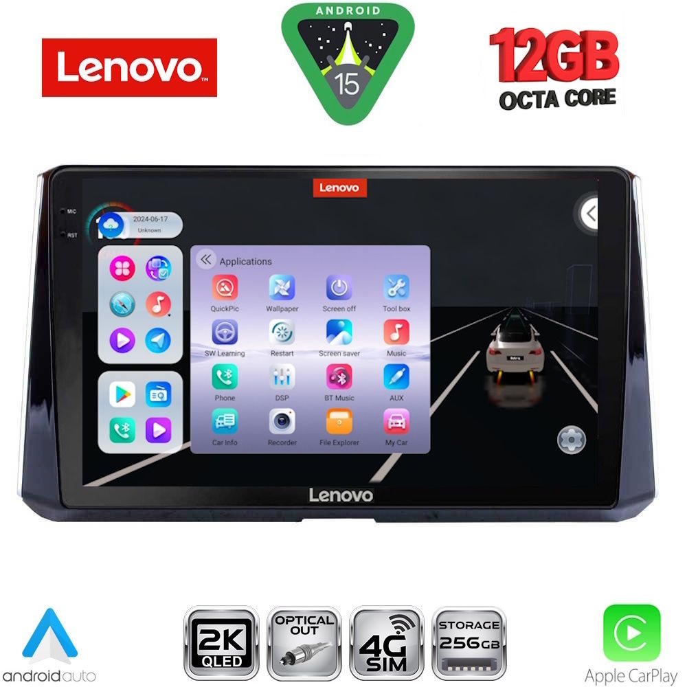 LENOVO SSZ 12716_CPA (10inc) MULTIMEDIA TABLET for TOYOTA COROLLA mod. 2019-2026 - LENOVO SSZ 12716_CPA