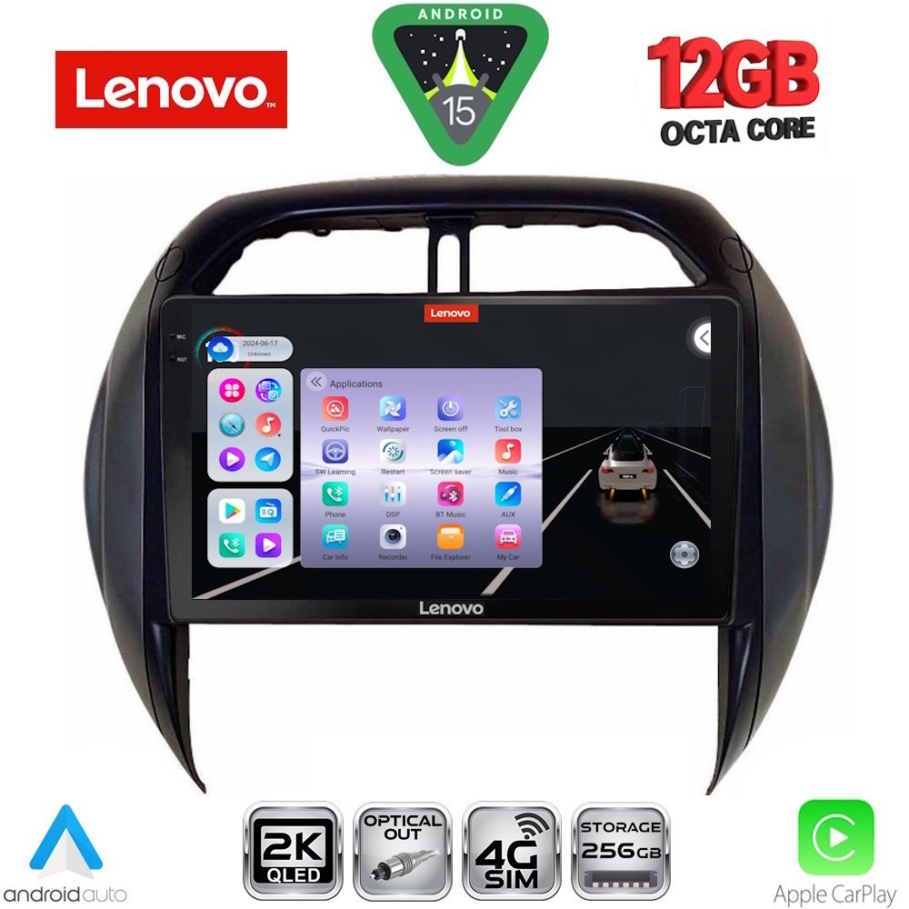 LENOVO SSZ 12730_CPA CLIMA (9inc) MULTIMEDIA TABLET for TOYOTA RAV 4 mod. 2000-2006 - LENOVO SSZ 12730_CPA CL