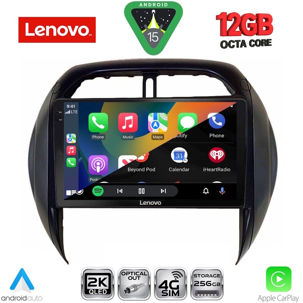 LENOVO SSZ 12730_CPA CLIMA (9inc) MULTIMEDIA TABLET for TOYOTA RAV 4 mod. 2000-2006 - LENOVO SSZ 12730_CPA CL