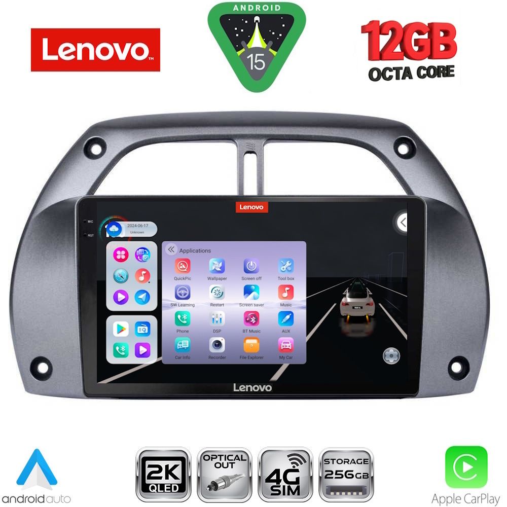 LENOVO SSZ 12730_CPA A/C (9inc) MULTIMEDIA TABLET for TOYOTA RAV 4 mod. 2000-2006