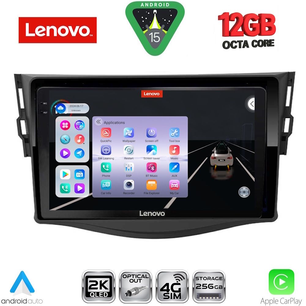 LENOVO SSZ 12731_CPA (9inc) MULTIMEDIA TABLET for TOYOTA RAV 4 mod. 2006-2012 - LENOVO SSZ 12731_CPA