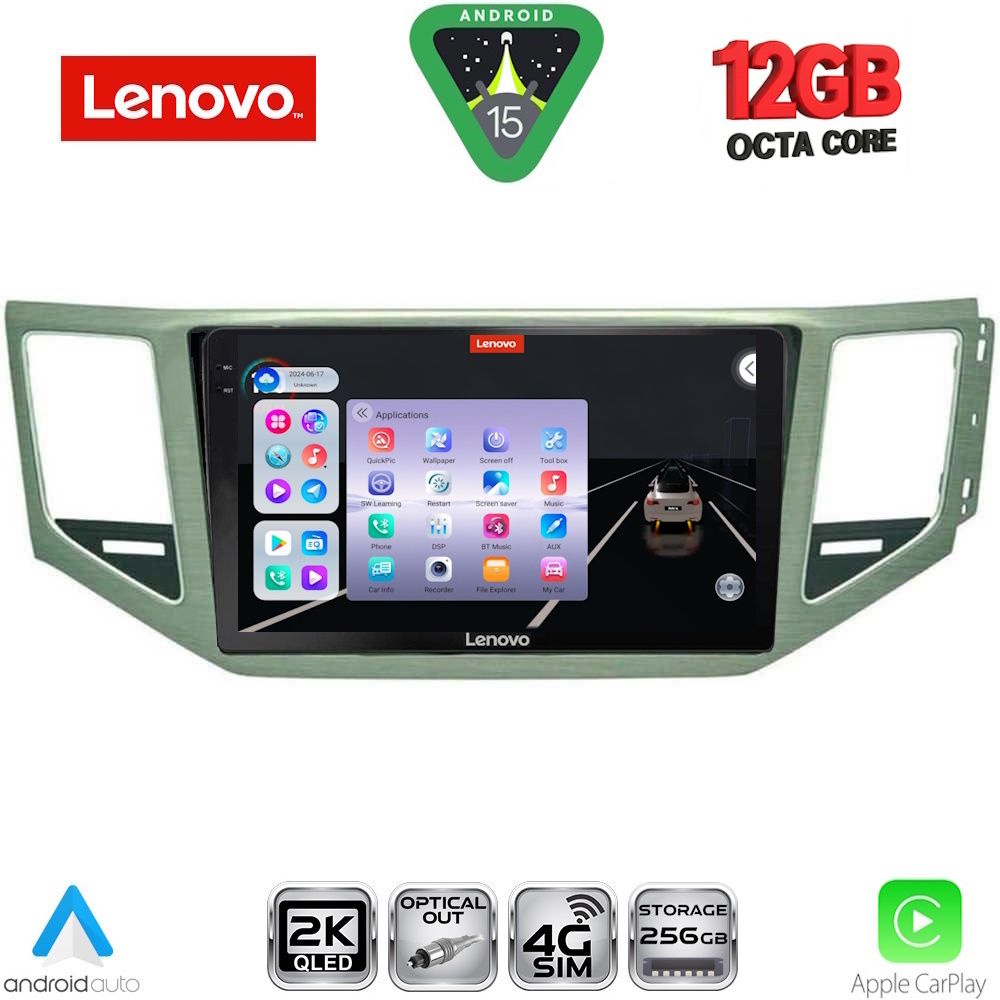 LENOVO SSZ 12745_CPA (SL) (10inc) MULTIMEDIA TABLET for VW GOLF SPORTSVAN mod. 2014-2021 - LENOVO SSZ 12745_CPA
