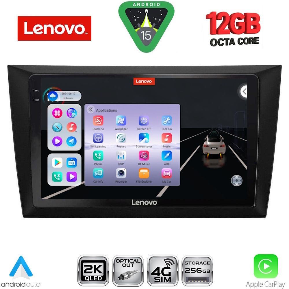 LENOVO SSZ 12746_CPA  (9inc) MULTIMEDIA TABLET for GOLF 6 mod. 2009-2012 - LENOVO SSZ 12746_CPA