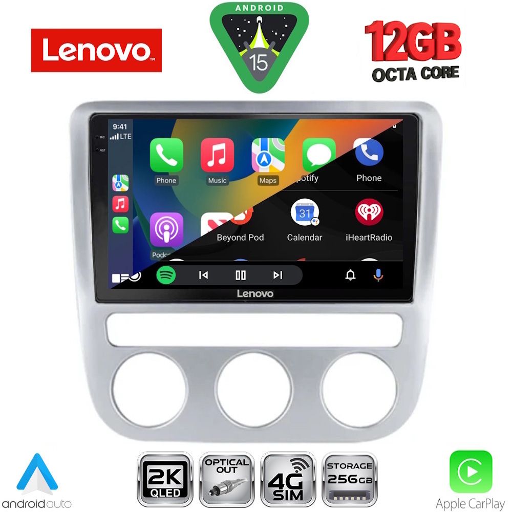 LENOVO SSZ 12752_CPA CLIMA (9inc) MULTIMEDIA TABLET for VW EOS mod. 2006-2016 - SCIROCCO mod. 2008-2010 - LENOVO SSZ 12752_CPA