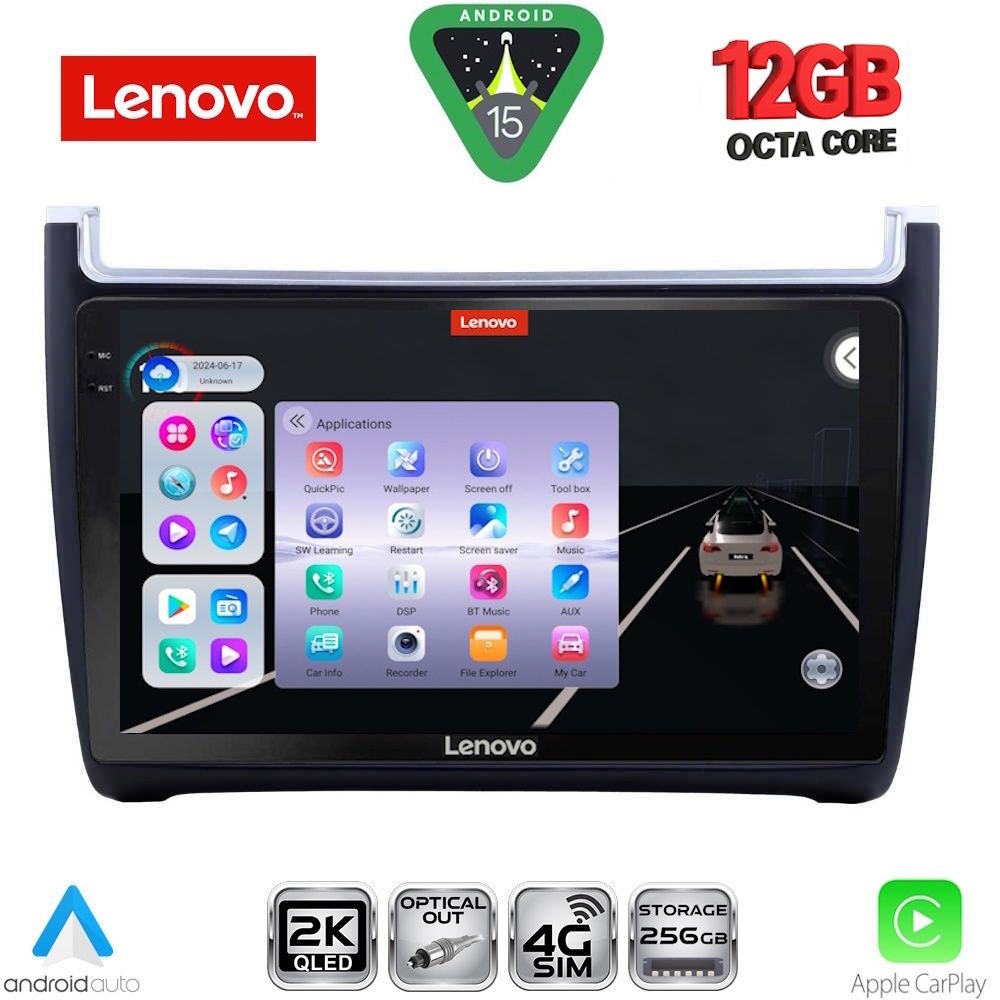 LENOVO SSZ 12757_CPA (9inc) MULTIMEDIA TABLET for VW POLO mod. 2014-2017 - LENOVO SSZ 12757_CPA