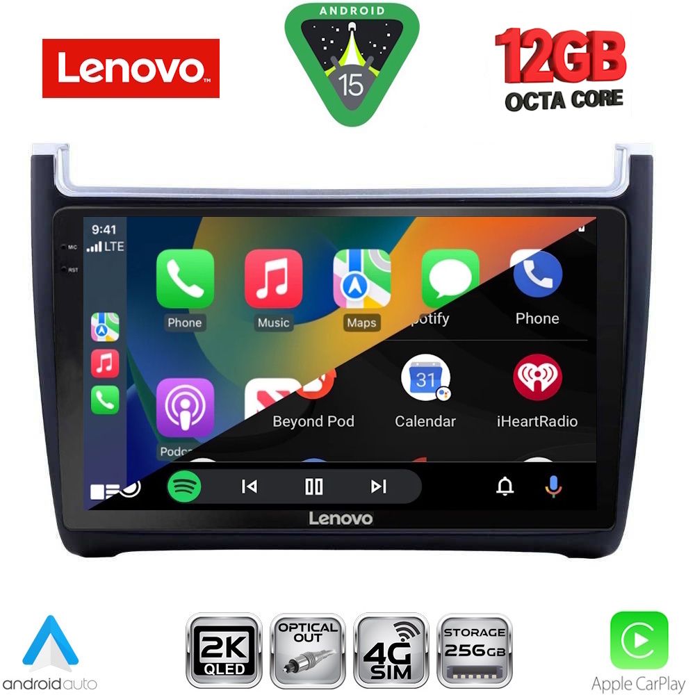 LENOVO SSZ 12757_CPA (9inc) MULTIMEDIA TABLET for VW POLO mod. 2014-2017 - LENOVO SSZ 12757_CPA