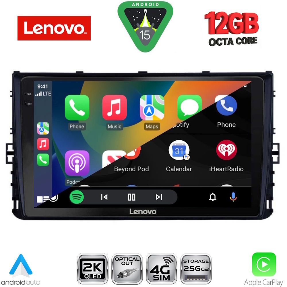 LENOVO SSZ 12758_CPA (9inc) MULTIMEDIA TABLET for VW POLO – TROC – TCROSS mod. 2017-2026 - LENOVO SSZ 12758_CPA