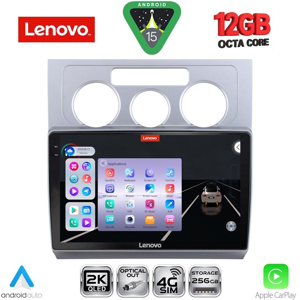 LENOVO SSZ 12767_CPA A/C (10inc) MULTIMEDIA TABLET for VW TOURAN mod. 2003-2010 - LENOVO SSZ 12767_CPA A/C