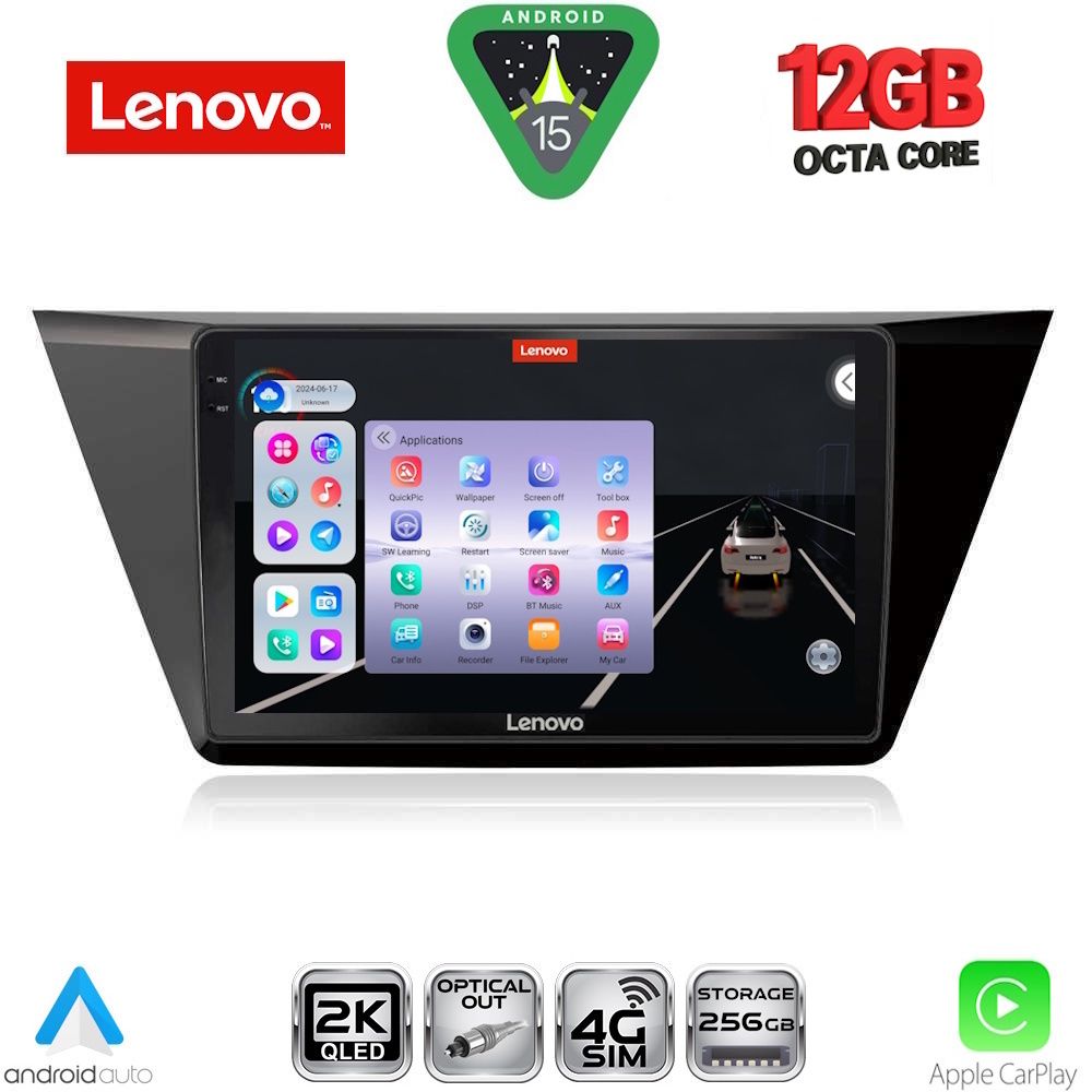 LENOVO SSZ 12769_CPA (10inc) MULTIMEDIA TABLET for VW TOURAN mod. 2016-2026 - LENOVO SSZ 12769_CPA