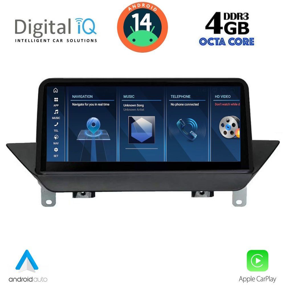 DIGITAL IQ TPG 10941_CPA (10.25'') - BMW X1 (E84) mod. 2009-2015 with CIC - DIGITAL IQ TPG 10941_CPA