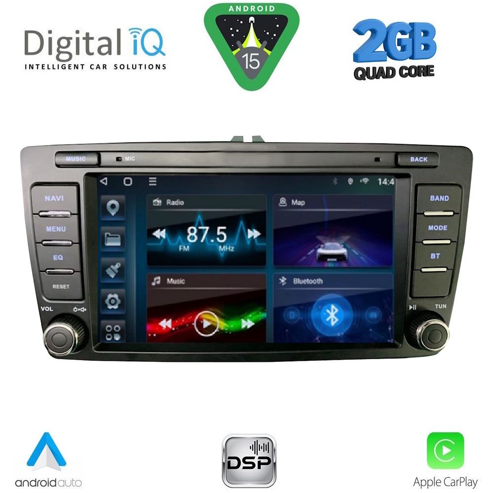 DIGITAL IQ BLD 005_CPA (8" DECK) MULTIMEDIA for SKODA OCTAVIA mod. 2005-2012 - DIGITAL IQ BLD 005_CPA