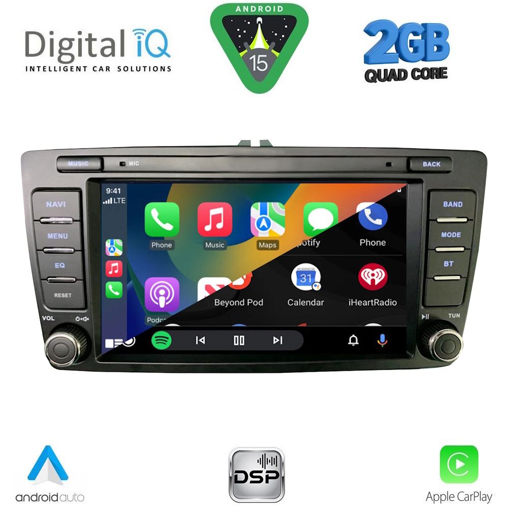 DIGITAL IQ BLD 005_CPA (8" DECK) MULTIMEDIA for SKODA OCTAVIA mod. 2005-2012 - DIGITAL IQ BLD 005_CPA
