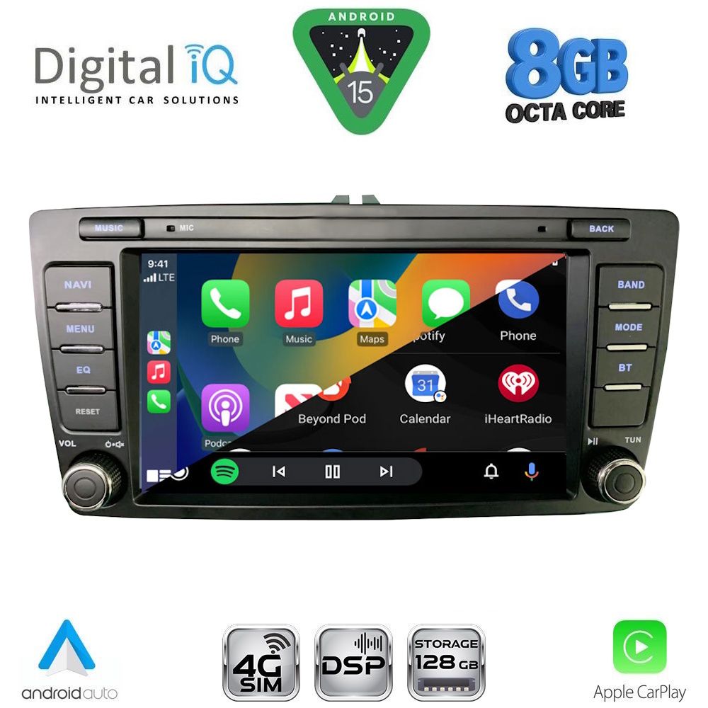 DIGITAL IQ BLD 005_CPA (8" DECK) MULTIMEDIA for SKODA OCTAVIA mod. 2005-2012 - Image 13