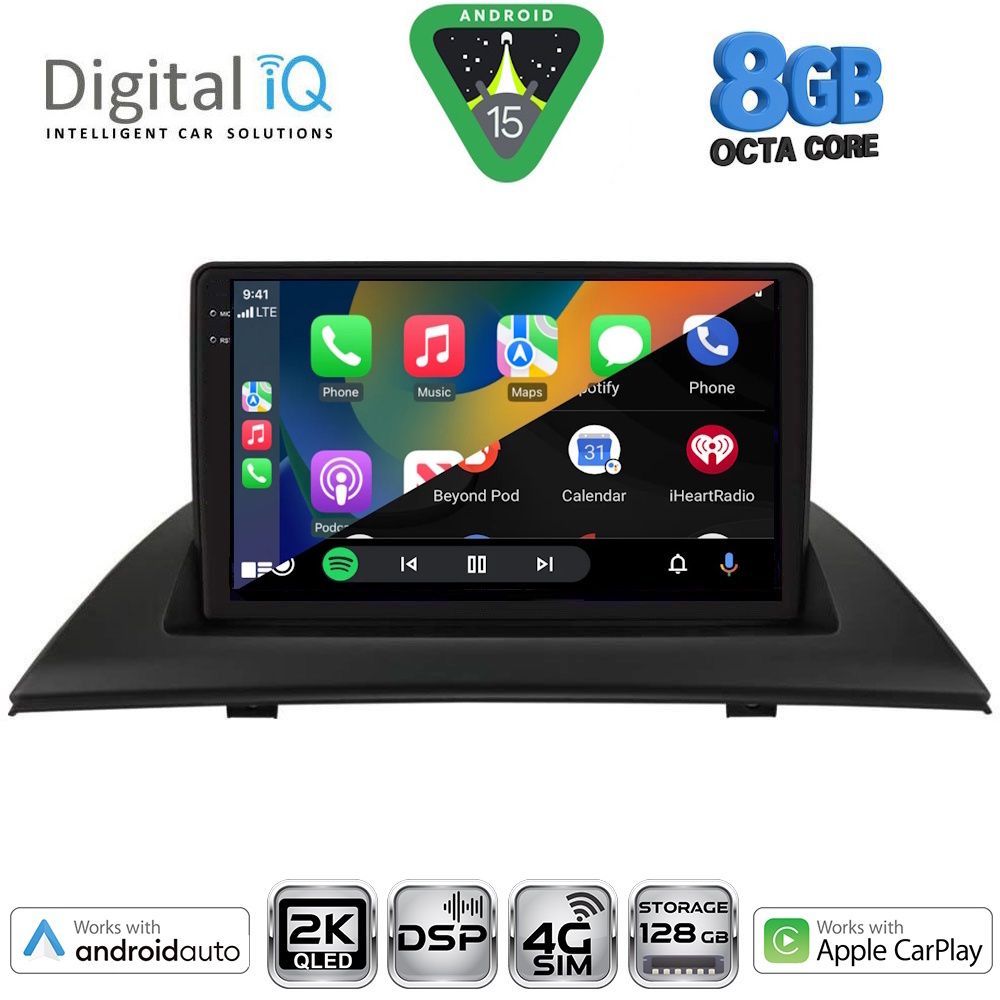 DIGITAL IQ BXF 11058_CPAA (9inc) MULTIMEDIA TABLET for BMW X3 (E83) mod. 2003-2010 - DIGITAL IQ BXF 11058_CPAA