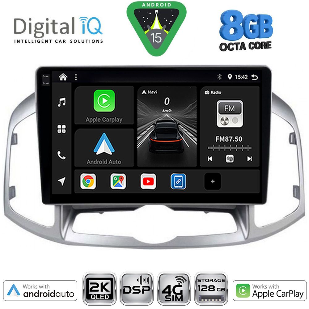 DIGITAL IQ BXF 11071_CPAA (10inc) MULTIMEDIA for CHEVROLET CAPTIVA mod. 2012-2018 - DIGITAL IQ BXF 11071_CPAA