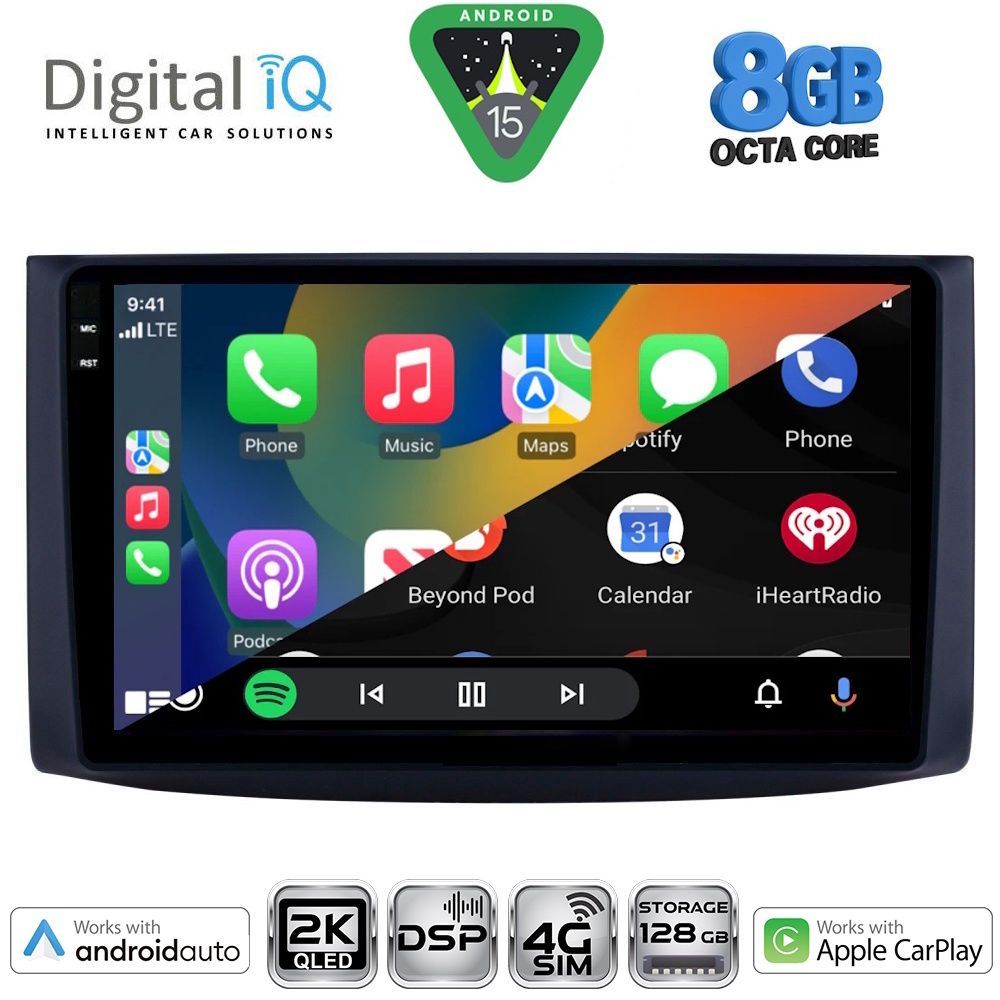 DIGITAL IQ BXF 11072_CPAA (9inc) MULTIMEDIA TABLET for CHEVROLET AVEO mod. 2006-2010 - DIGITAL IQ BXF 11072_CPAA