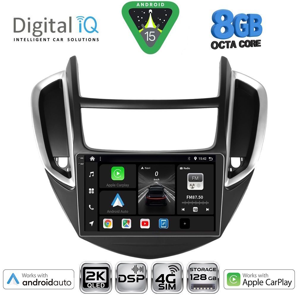 DIGITAL IQ BXF 11080_CPAA (9inc) MULTIMEDIA TABLET for CHEVROLET TRAX mod. 2014-2022 - DIGITAL IQ BXF 11080_CPAA