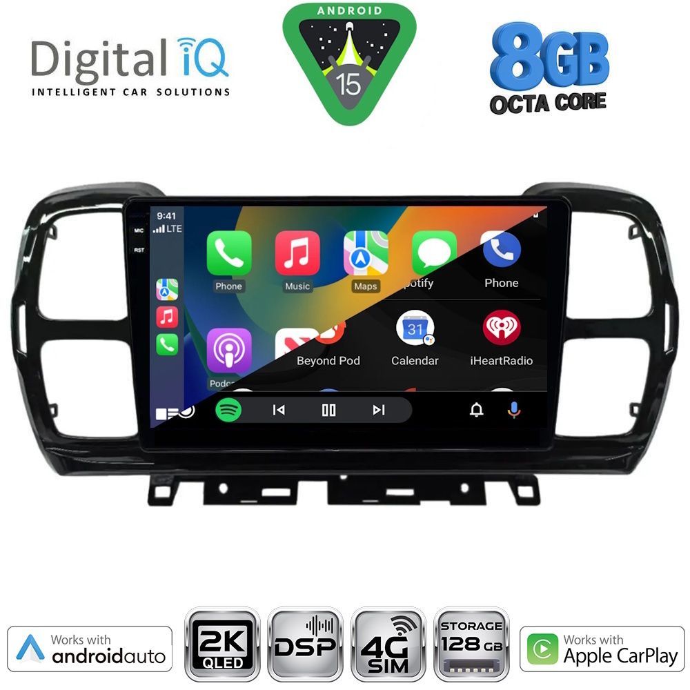 DIGITAL IQ BXF 11088_CPAA (9inc) MULTIMEDIA TABLET for CITROEN C5 AIRCROSS mod. 2017-2021