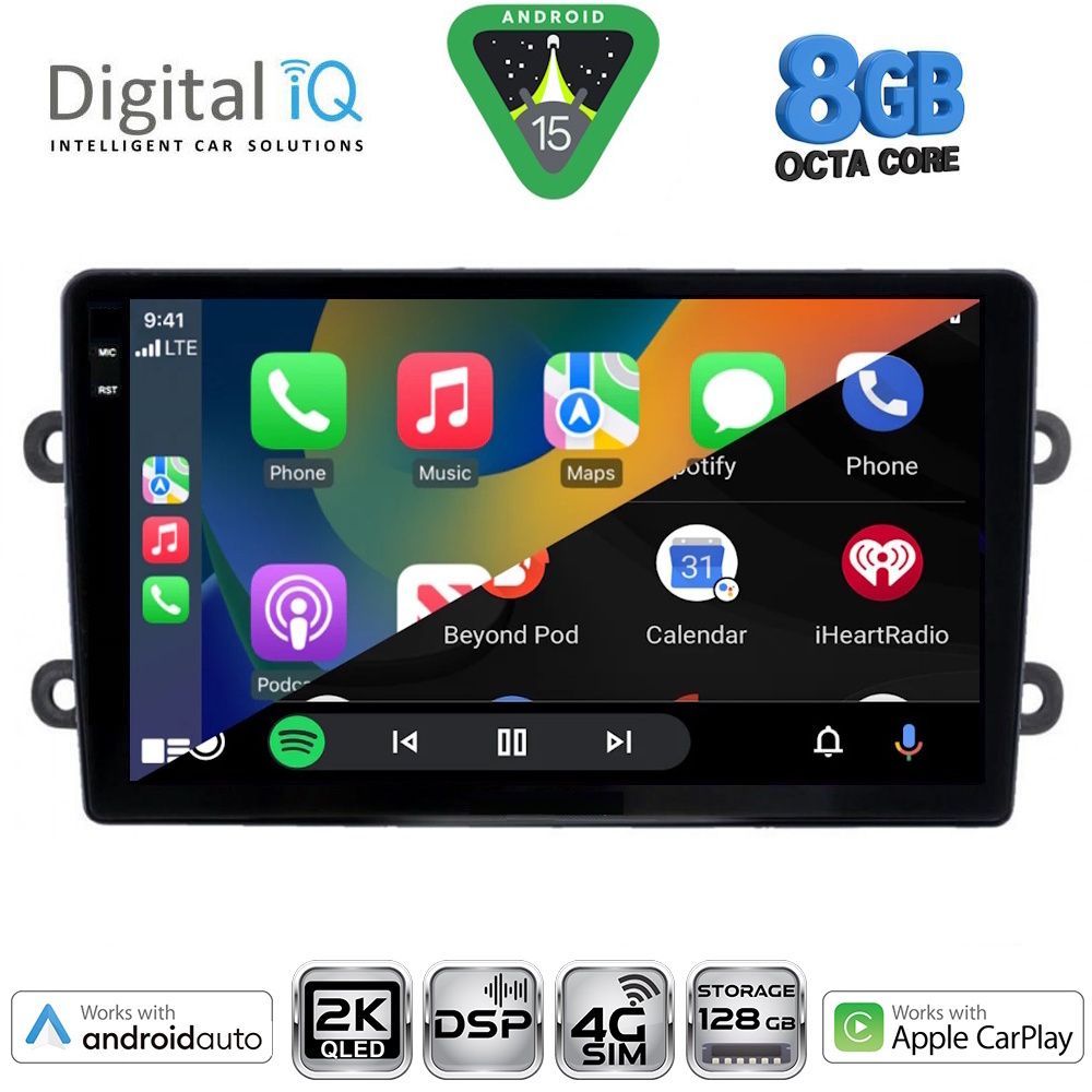 DIGITAL IQ BXF 11102_CPAA (9inc) MULTIMEDIA TABLET for DACIA DUSTER mod. 2012-2019