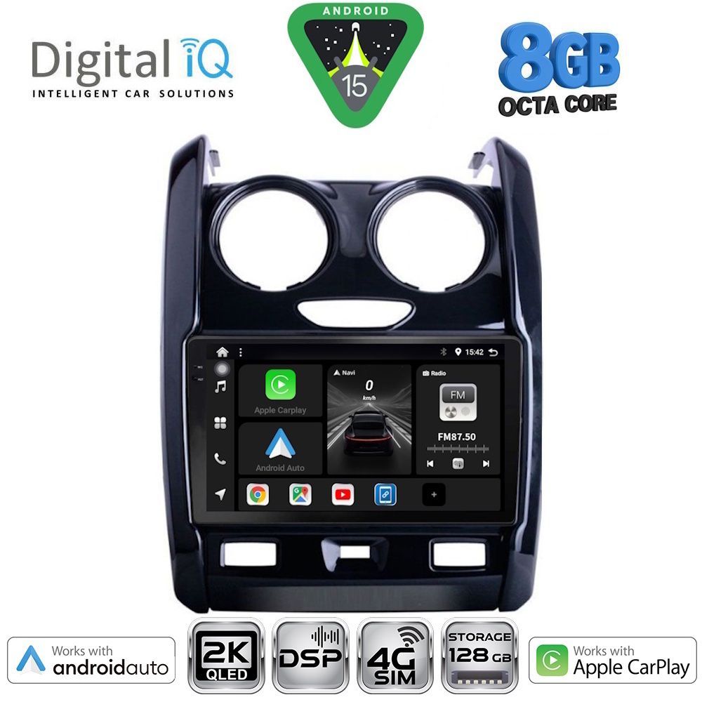 DIGITAL IQ BXF 11103_CPAA (9inc) MULTIMEDIA TABLET for DACIA DUSTER mod. 2012-2019 - DIGITAL IQ BXF 11103_CPAA