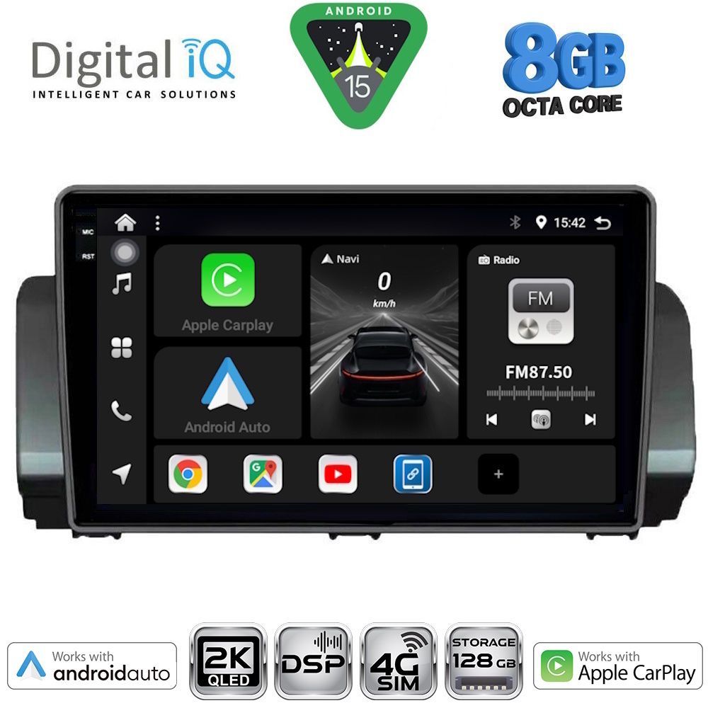 DIGITAL IQ BXF 11109_CPAA (9inc) MULTIMEDIA TABLET for DACIA LOGAN - SANDERO - JOGGER mod. 2020-2026 - DIGITAL IQ BXF 11109_CPAA