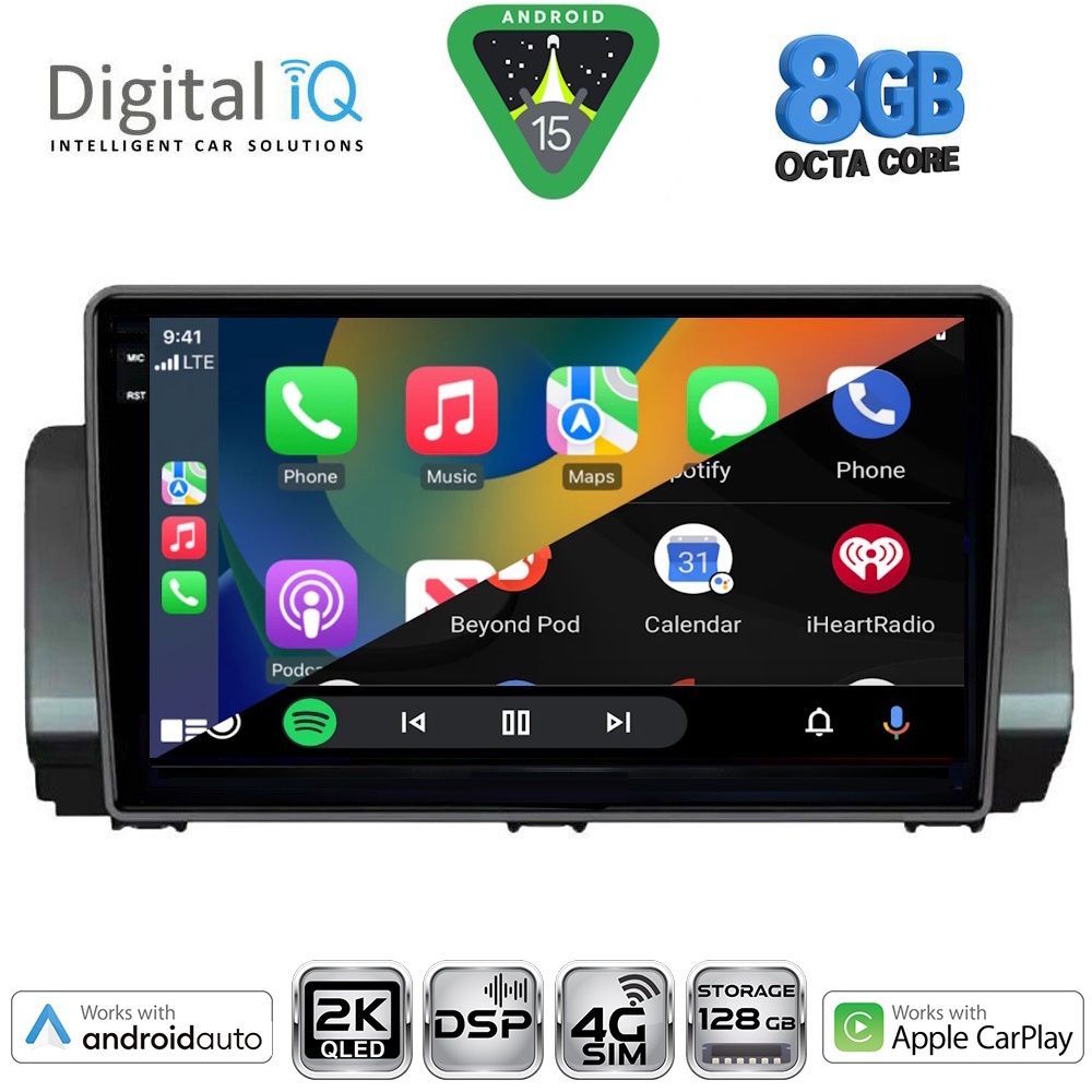 DIGITAL IQ BXF 11109_CPAA (9inc) MULTIMEDIA TABLET for DACIA LOGAN - SANDERO - JOGGER mod. 2020-2026 - DIGITAL IQ BXF 11109_CPAA