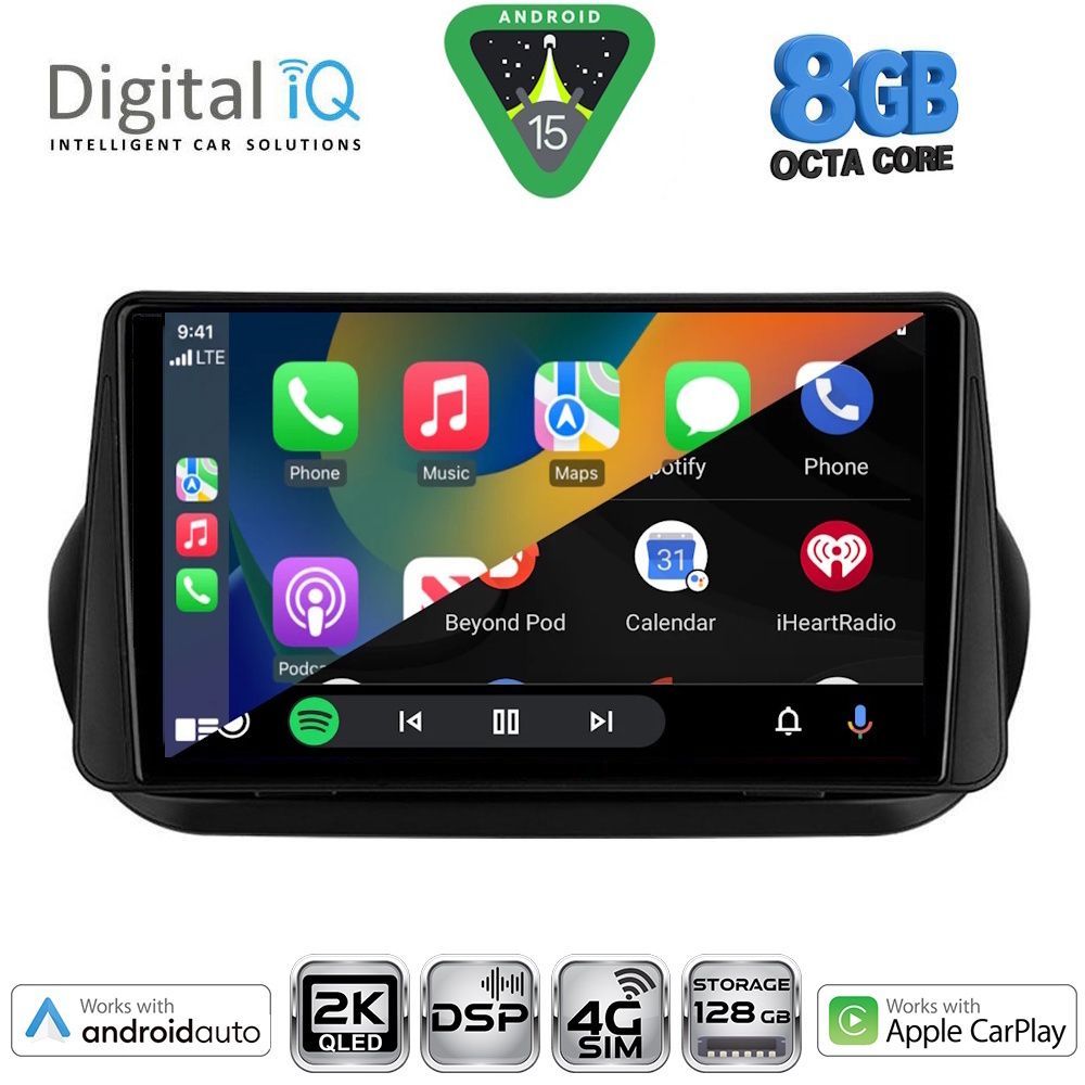 DIGITAL IQ BXF 11142_CPAA (9inc) MULTIMEDIA TABLET for CITROEN – FIAT – PEUGEOT mod. 2008-2018 - DIGITAL IQ BXF 11142_CPAA